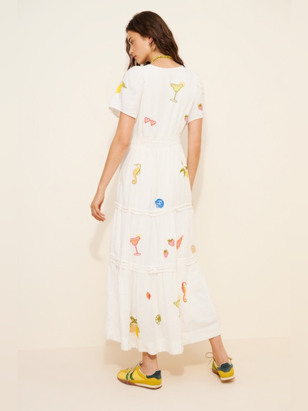 The Somerset Embroidered Maxi Dress - Picture 3 of 12